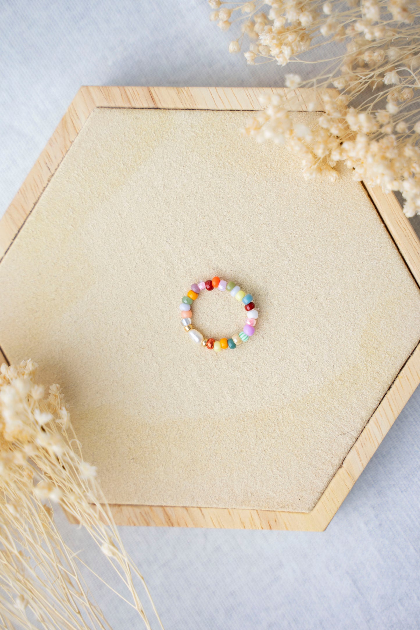 Ring Rainbow Pearl