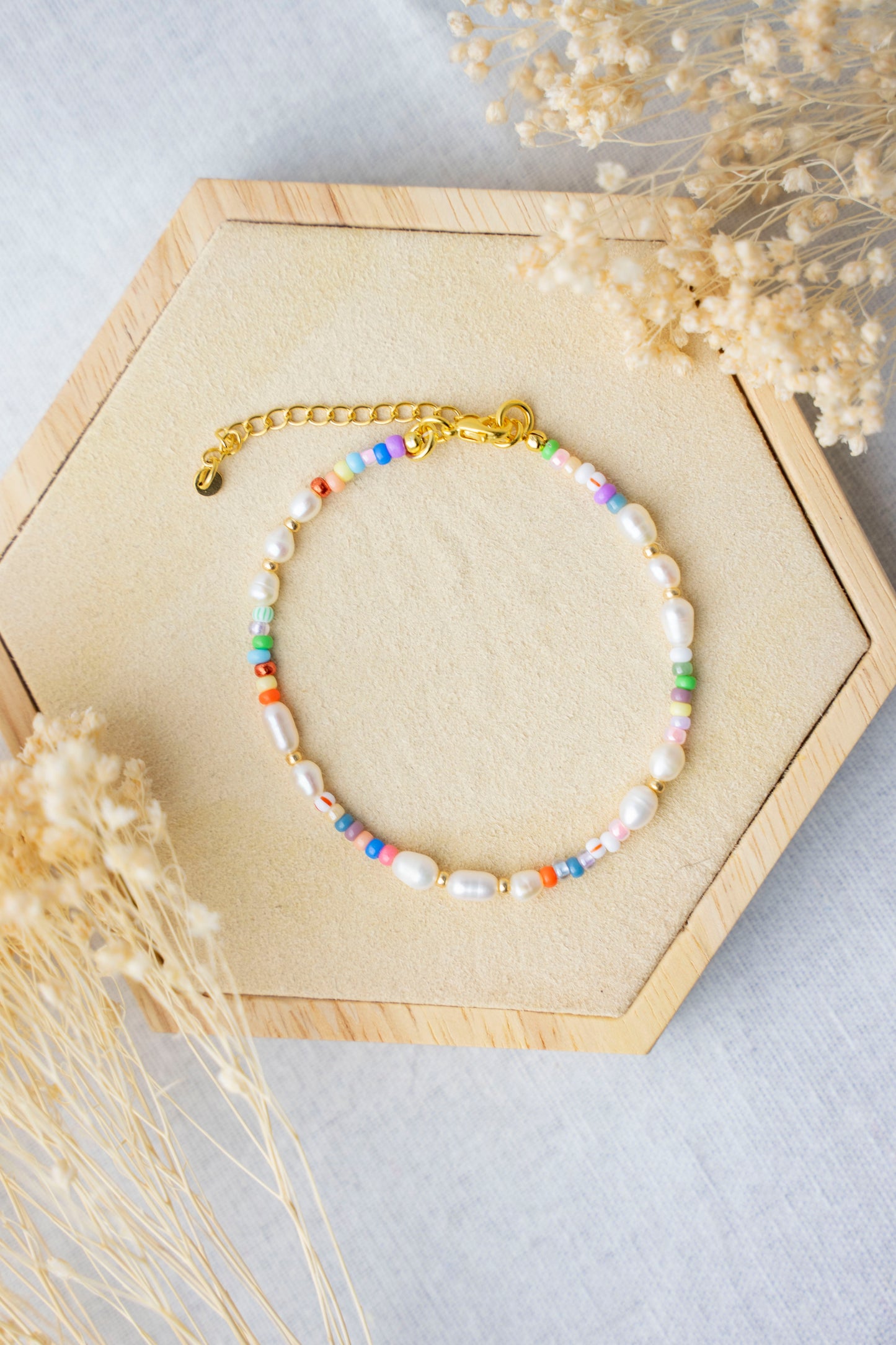 Armband Rainbow Pearl