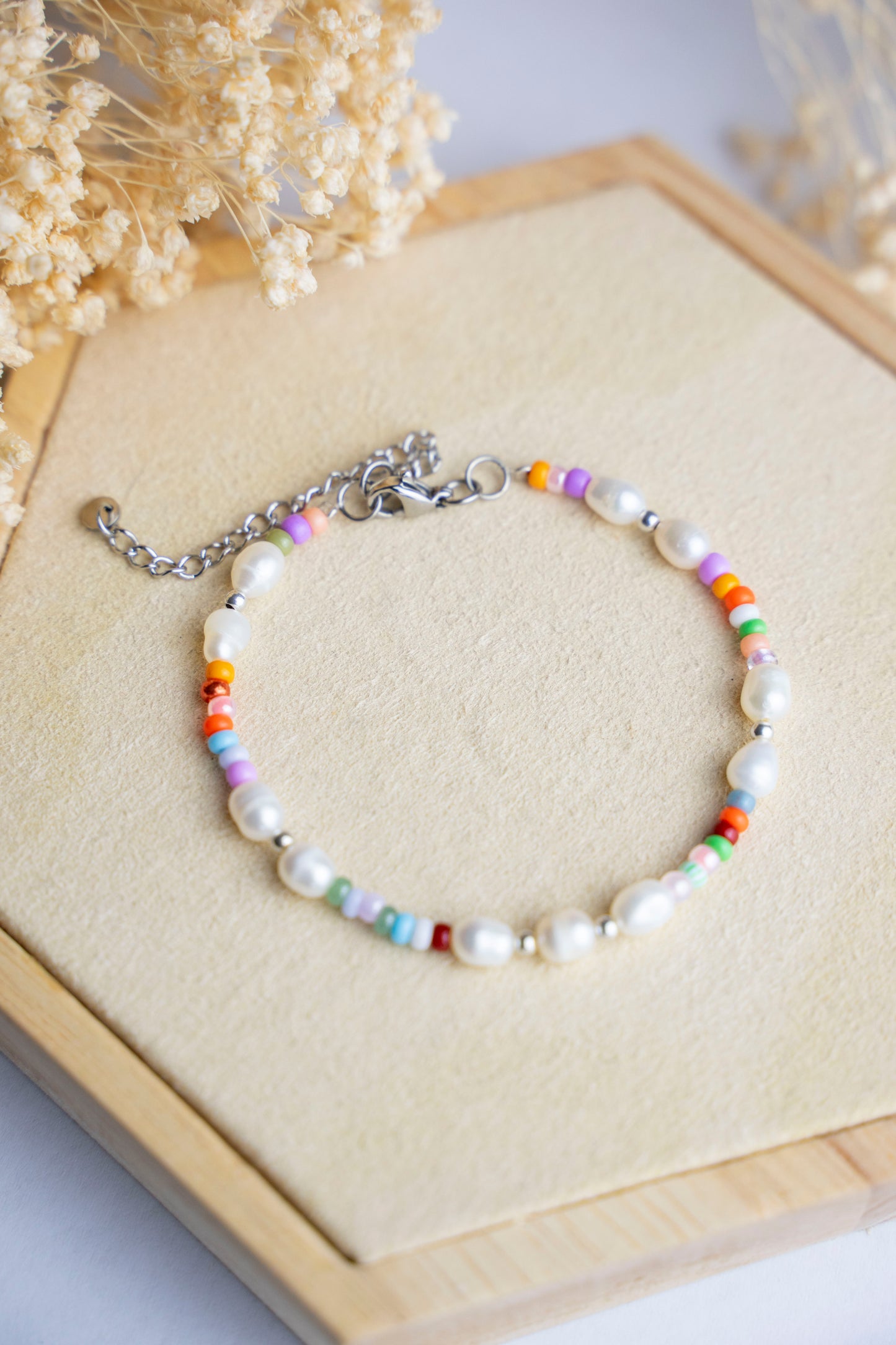 Armband Rainbow Pearl
