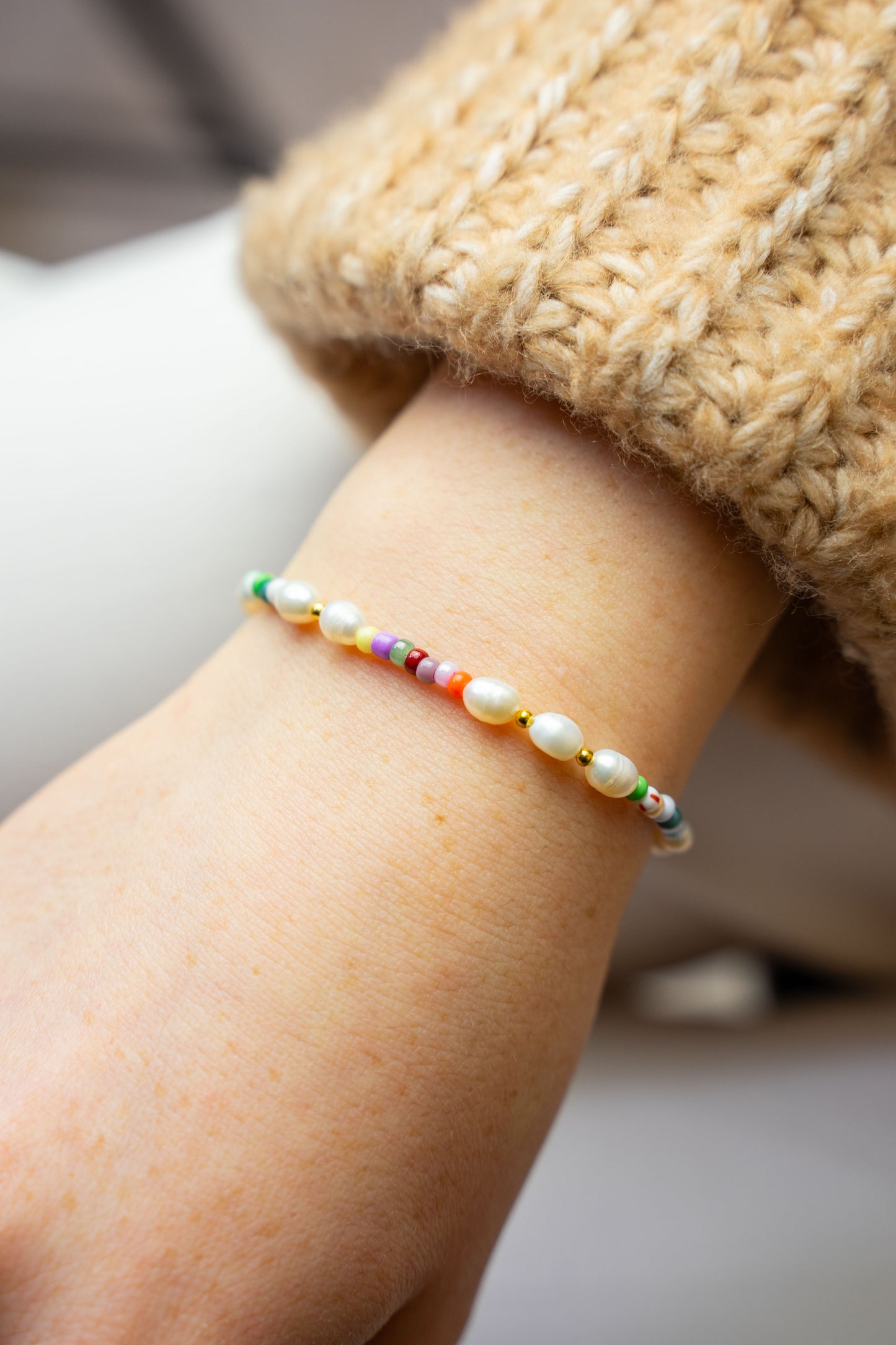 Armband Rainbow Pearl