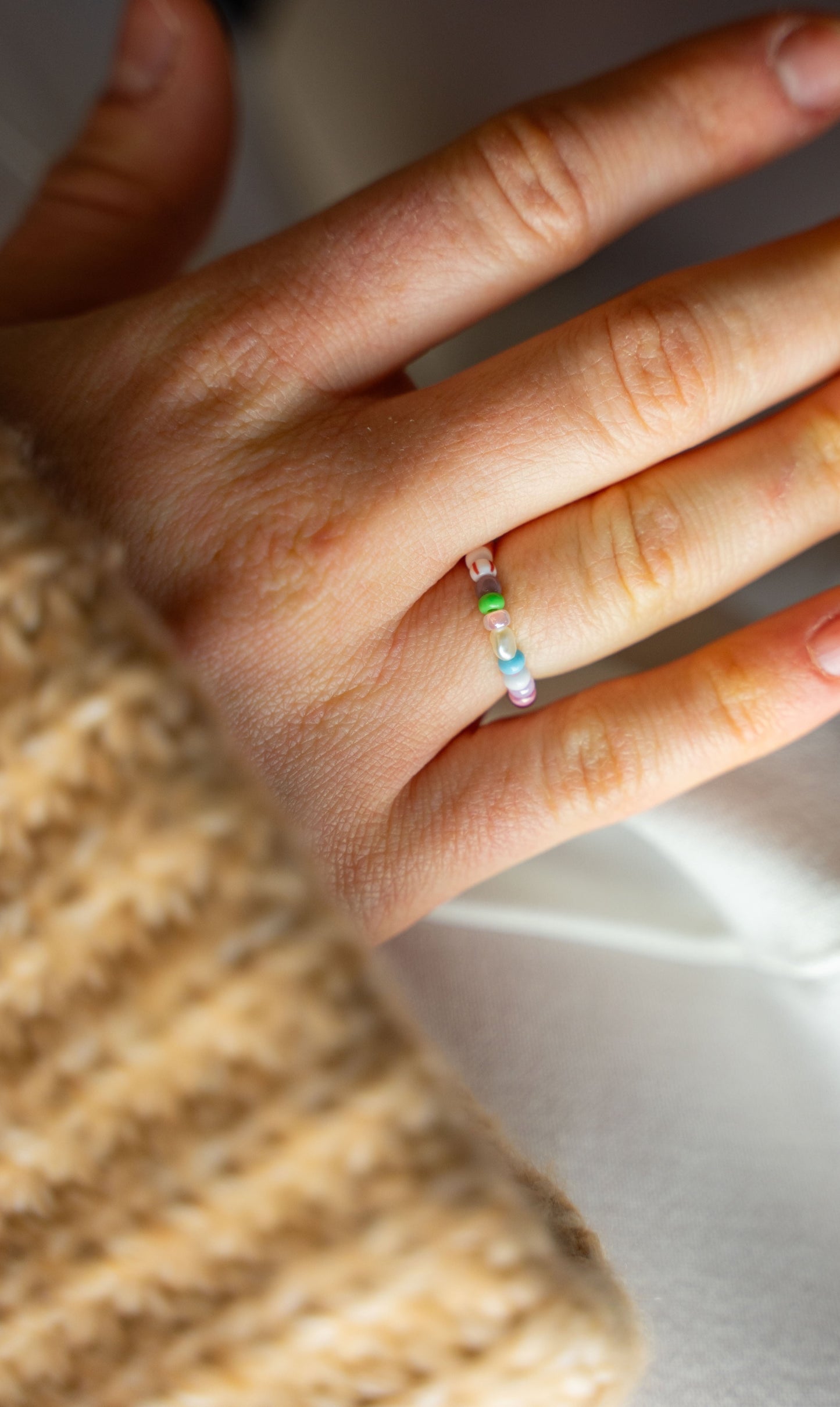 Ring Rainbow Pearl