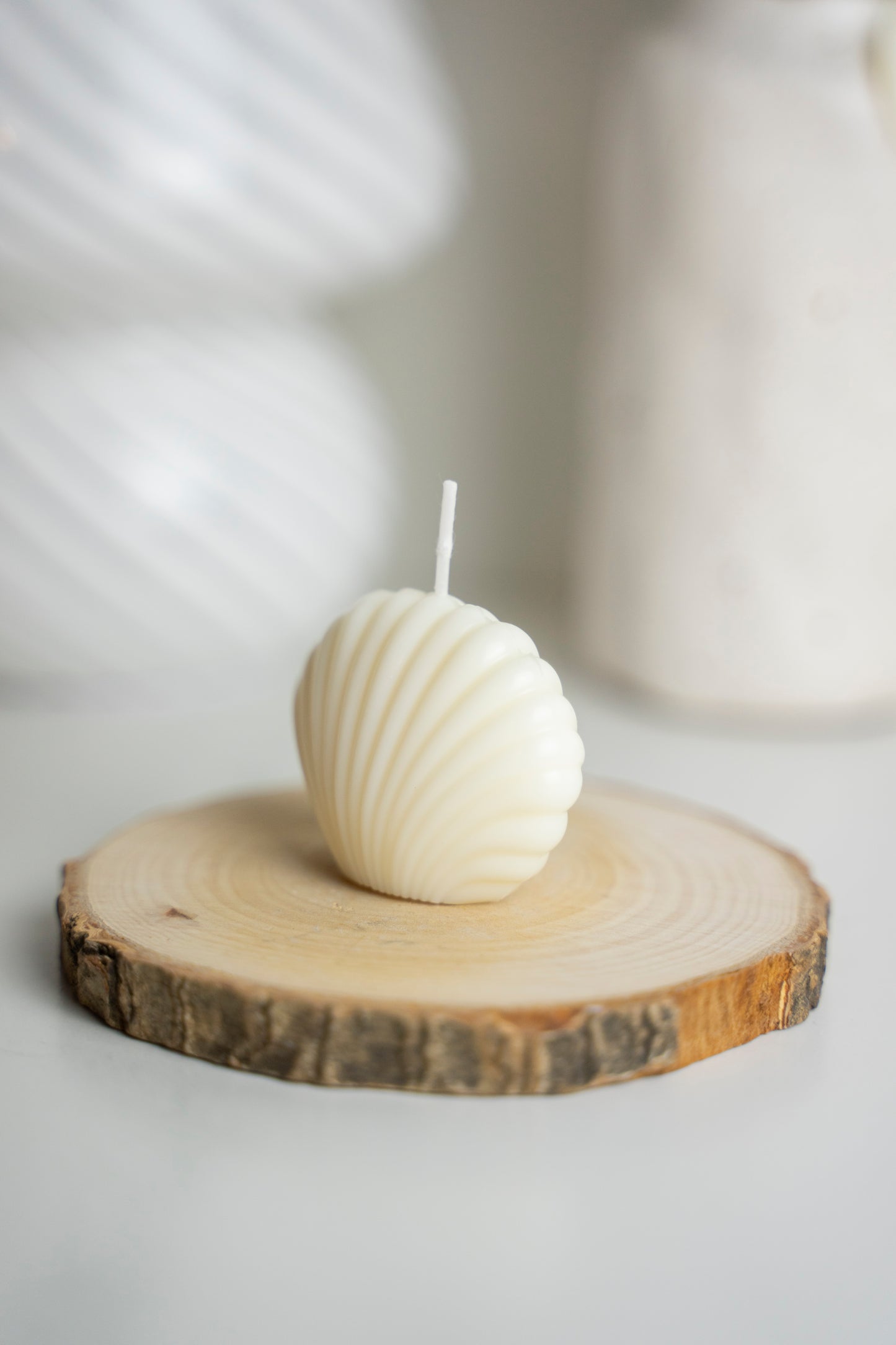 kleine Muschel Kerze