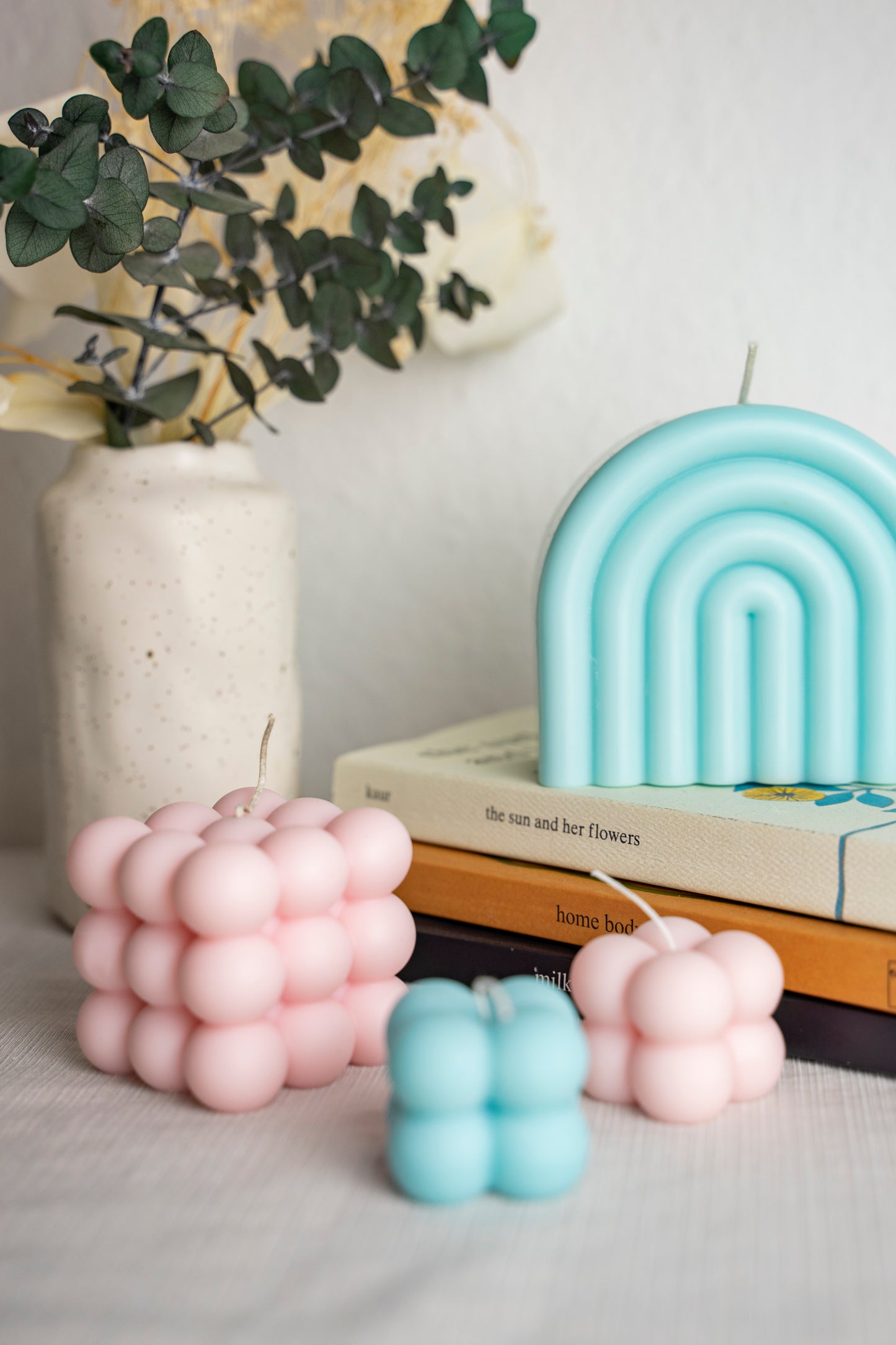 kleine Bubble Kerze Kine - bunte Farben