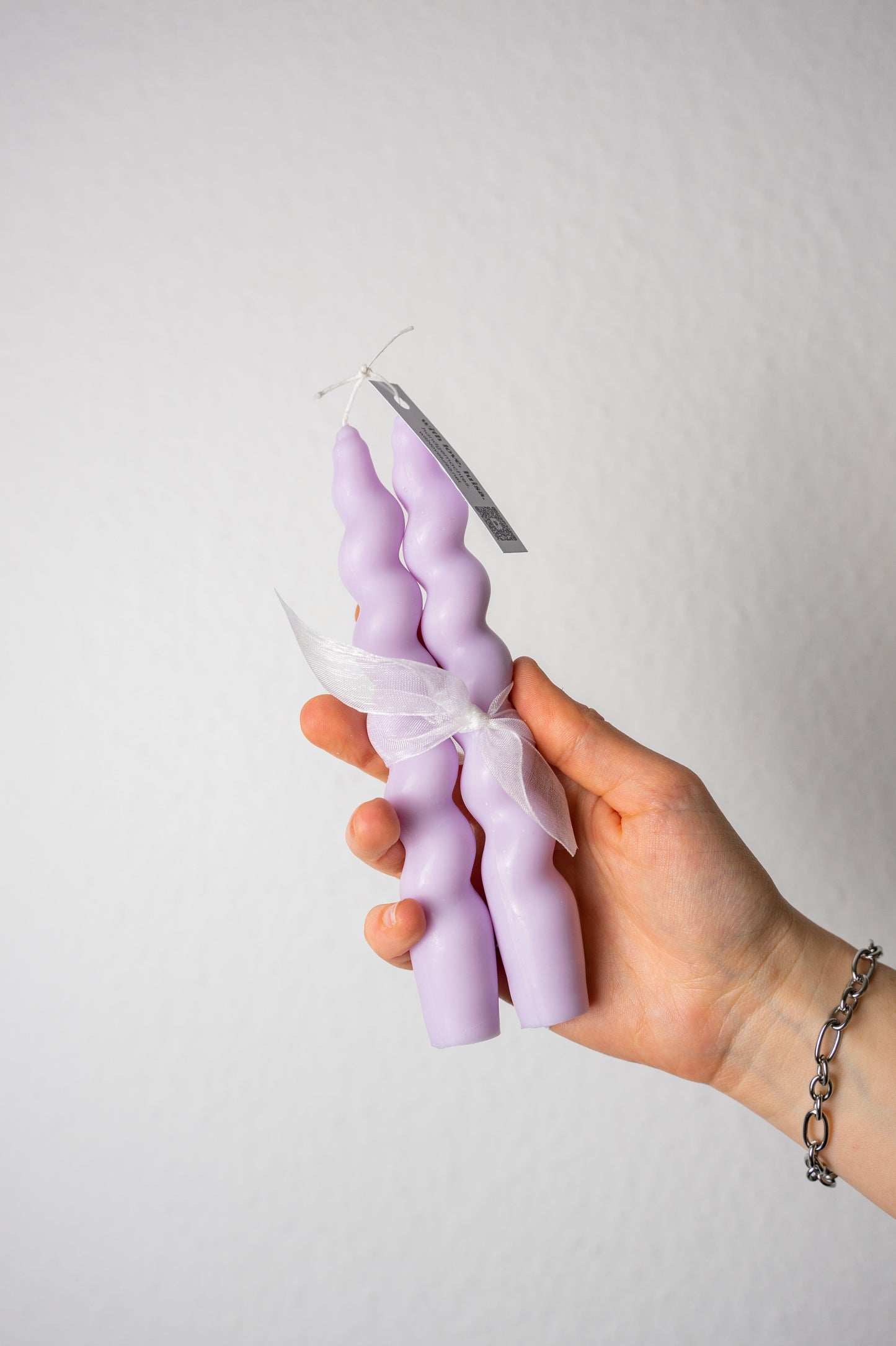 Stabkerze Swirl - bunte Farben