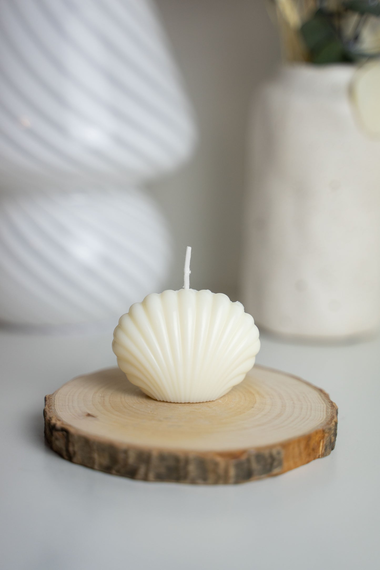 kleine Muschel Kerze